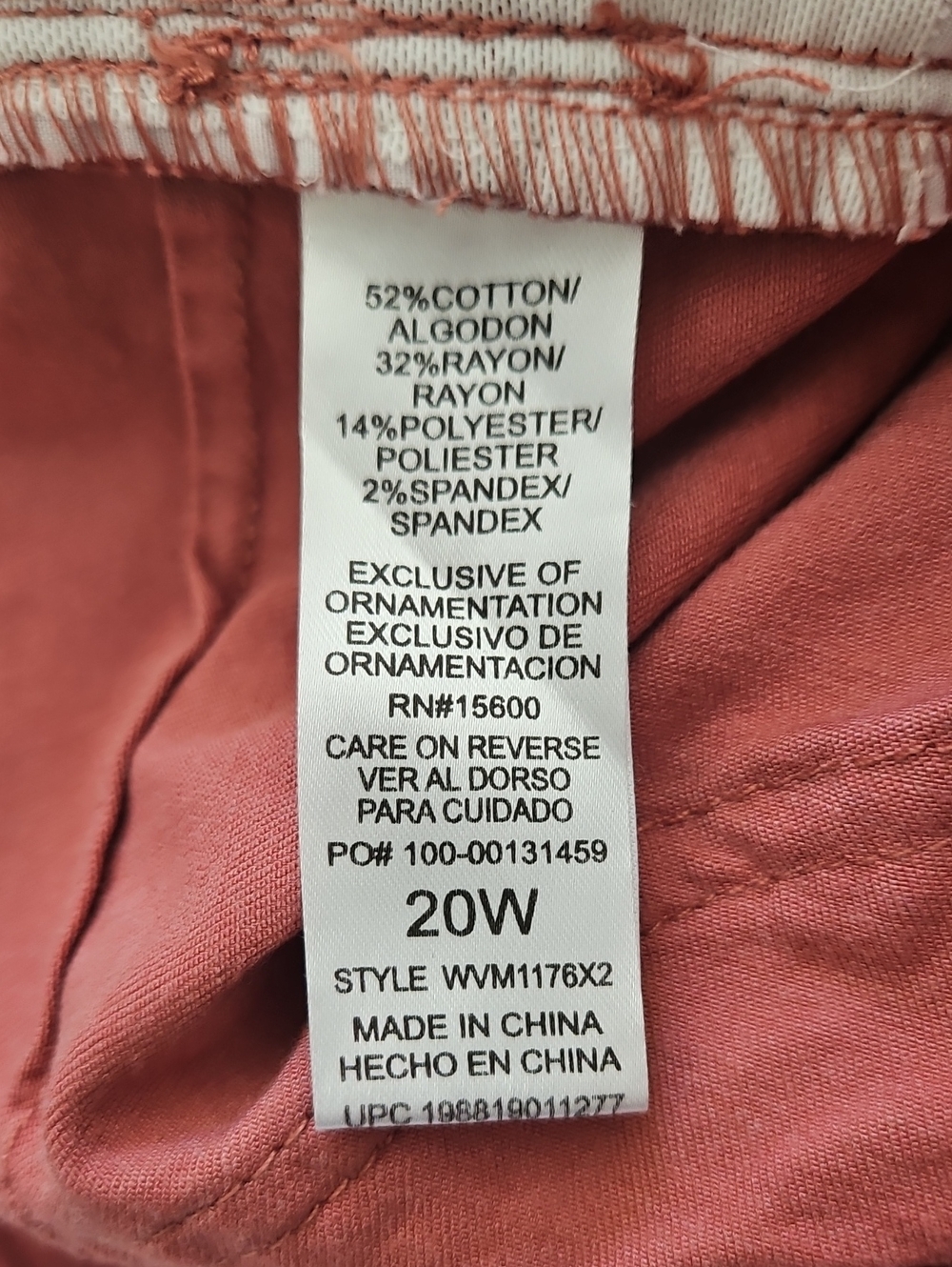 Democracy Ab-solution Ankle Skimmer Comfort Waist Pant: Mineral Rose: 20W - Picture 8 of 13